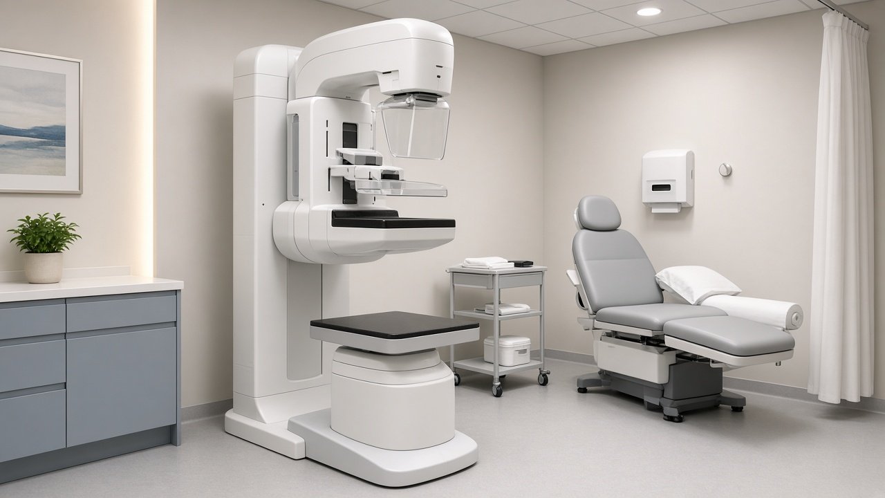 Mammography screening room